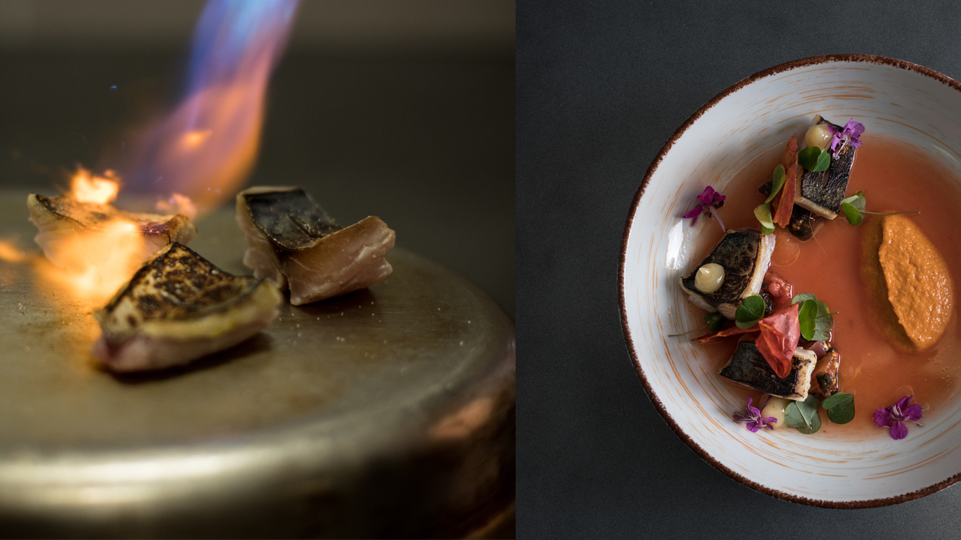 maquereaux, tomate, plats la corne d'or